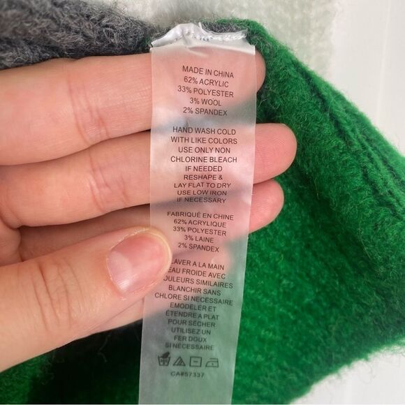 VINCE CAMUTO | Striped colour block turtleneck - Picture 3 of 8